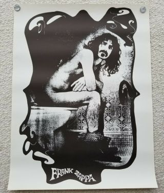 Vintage Frank Zappa Crappa Rolled Poster -