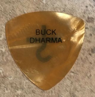 Buck Dharma Blue Oyster Cult Custom Tour Guitar Pick By Buck In 2014 Boc