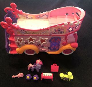 My Little Pony Star Songs Bus Mobile Stage 2007 Foldout Toy Hasbro