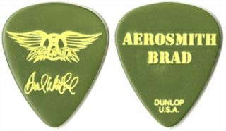 Aerosmith Brad Whitford Authentic 2012 Global Warming Tour Stage Guitar Pick
