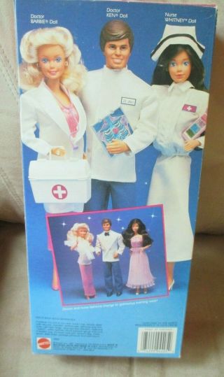 Vintage Nurse Whitney Barbie 1987 - NRFB - Mattel 4405 - GREAT 2