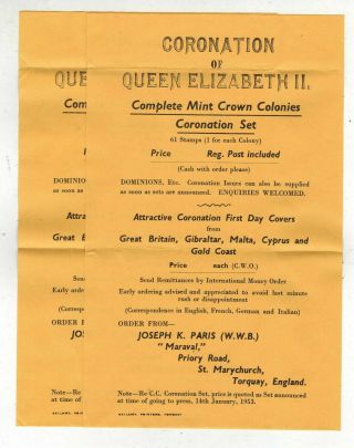 1953 Malta Coronation FDC to USA first day cover QE 2 Queen Elizabeth II 3