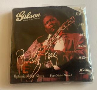 B.  B.  King Vintage Signature Series Gibson Guitar Strings Set
