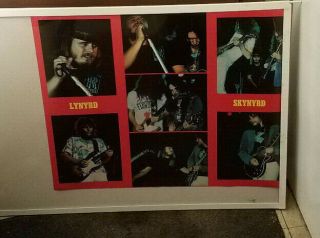 Lynyrd Skynyrd Poster Rare Never Opened Late 1980 
