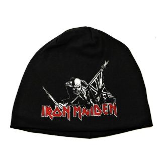 Iron Maiden Eddie The Trooper Jersey Knit Beanie Metal - Head Apparel Merchandise