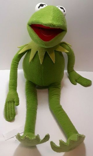 Kermit The Frog Muppets Disney Store Authentic Plush 18 "