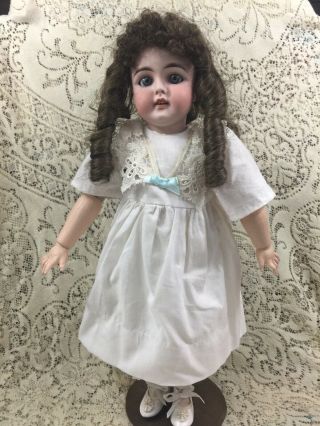 Antique Bisque Doll 18” Made In D.  Germany 8 149 Head Wood Jointed Body