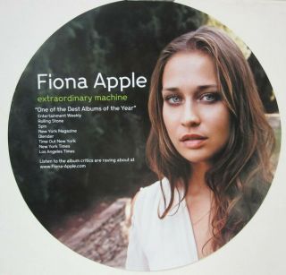 Fiona Apple 2005 Extra Machine 2 Sided Promotional Poster Flawless Old Stock