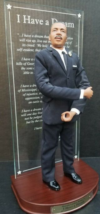 The Danbury Dr.  Martin Luther King 17 " Tribute Doll Figure I Have A Dream