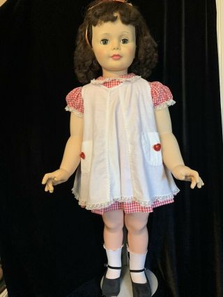Vintage Ideal Patti Playpal Doll 35 Inches Brunette Wavy/curly Hairstyle