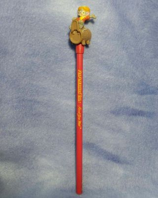 An American Tail: Fievel Goes West Pencil Topper Pvc Figure 1991 Applause