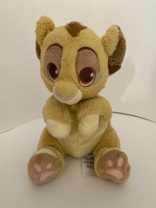 Lion King Disney Store Authentic Baby Simba Soft Plush Stuffed Animal
