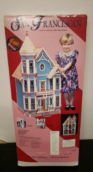 Vintage Dura - Craft San Franciscan Dollhouse Sf 555 1994 - Open Box