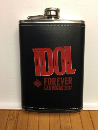Billy Idol Las Vegas 2017 House Of Blues Forever Concert Flask Stainless Steel