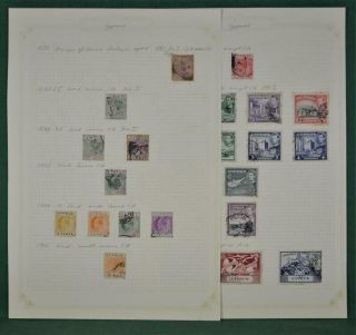 Cyprus Stamps Selection On 3 Album Pages (p38)