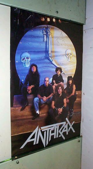 Anthrax Vintage 1990 Poster Only One