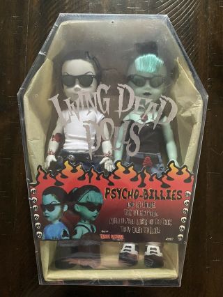 Living Dead Dolls Psycho Billies 2000 Mezco Factory - In Coffin Box