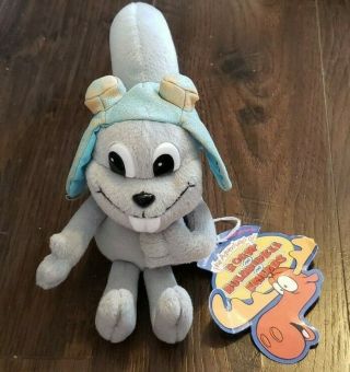 The Adventures Of Rocky & Bullwinkle & Friends Rocket J Squirrel Plush Limited 8