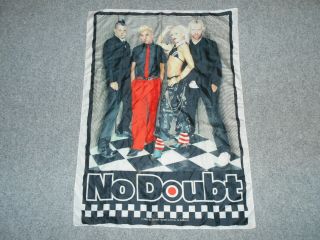 2002 Vintage No Doubt Rock Steady Band Photo Wall Hanging Linen