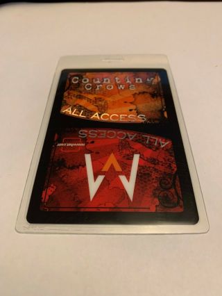 Rare Counting Crows All Access Laminate Backstage Pass