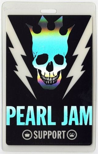 Pearl Jam Authentic 2003 Concert Laminated Backstage Pass Riot Act Tour