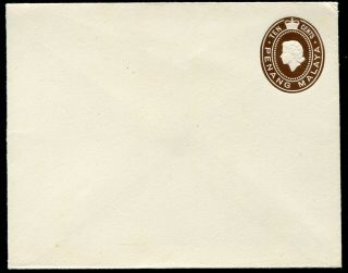 Malaysia (penang) 1954 10c Postal Stationery Envelope Isc E.  2a