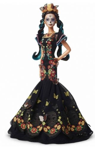 ​barbie Signature Collector: Dia De Muertos Doll Mattel Day Of The Dead