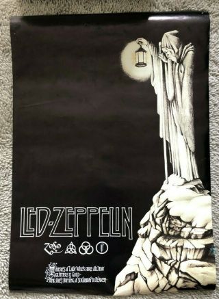 Led Zeppelin Zoso Stairway To Heaven Rare Vintage Poster