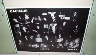 Bauhaus Peter Murphy Mask Vintage Poster Last One