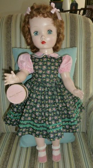 Madame Alexander 1952 Winnie Walker Doll 24 " - 25 " - Tagged Dress - Cissy Face