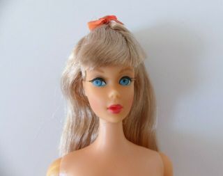 Vintage Barbie 1967 Silver Ash Blonde Twist 