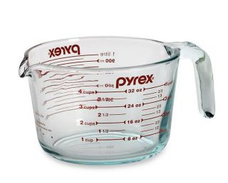Pyrex 32 Oz.  Glass Measuring Cup - 4cup Size 1000 Ml -