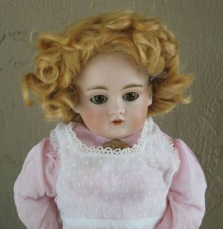 Antique Jdk Kestner 167 Doll Bisque Head 16 " Doll Compo Body Aa2