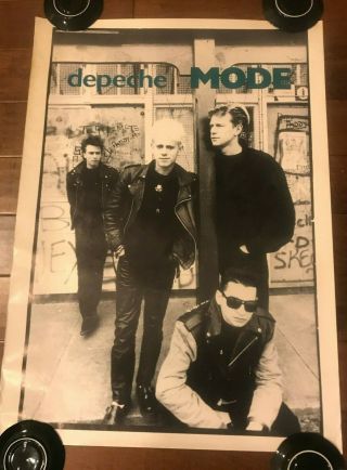 Depeche Mode - 1986 Personality Poster - Vintage