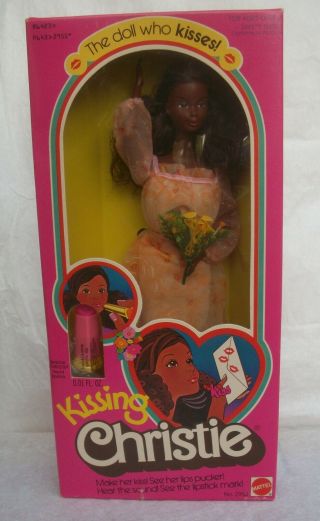 Vintage African American Kissing Christie Barbie