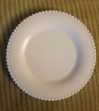 Set Of 8 Westmoreland,  Milk Glass Plates.  6 Inch