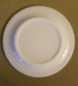 Set Of 8 Westmoreland,  Milk Glass Plates.  6 Inch 2