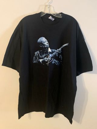 Bb B.  B.  King Of Blues Concert Tour T Shirt Men Xxl Black Cities 2005