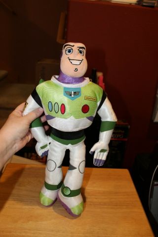 Disney Store Buzz Lightyear Toy Story Plush Stuffed Pixar 18 "