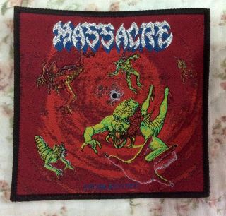 Massacre Woven Patch Death Metal Deicide Morbid Angel Immolation Malevolent C