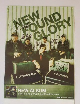 Found Glory 17x11 Signed Coming Home Double Sided Poster