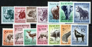 South Africa 1954 Animal Definitives Sg151/64 Unmounted