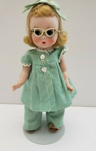 Vintage Blond Madame Alexander - Kins Wendy Bkw Doll.  High Coloring.  P.  J.  Outfit