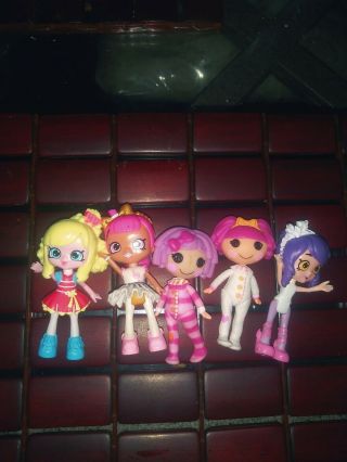 Shopkins Lil Shoppies Happy Places 6 Mini Dolls With 2 Lalaloopsy Mini Dolls