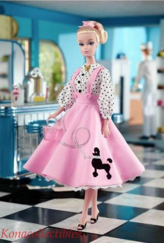 Mattel Silkstone Barbie Soda Shop Collector Exclusive Gold Label Ltd Nrfb