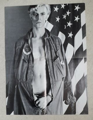 Bowie Fan Club Poster Rare
