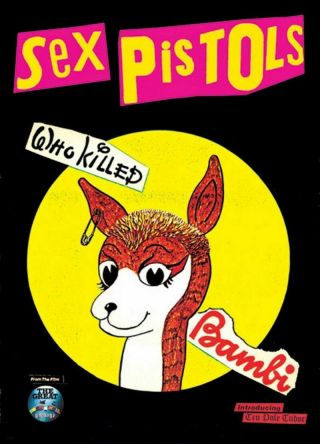 Sex Pistols " Who Killed Bambi " U.  K.  Commercial Poster - Punk Rock Music Legends