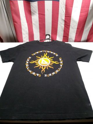 Vintage Giant Brand Godsmack Deftones 2001 Concert Tour Shirt Size Large