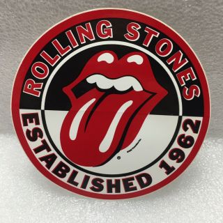 The Rolling Stones 3 1/2” Round Vinyl Sticker
