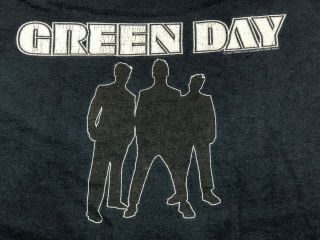 Green Day Navy 2002 Pop Disaster Tour Concert T - Shirt Mens Large Fruit Of Loom
